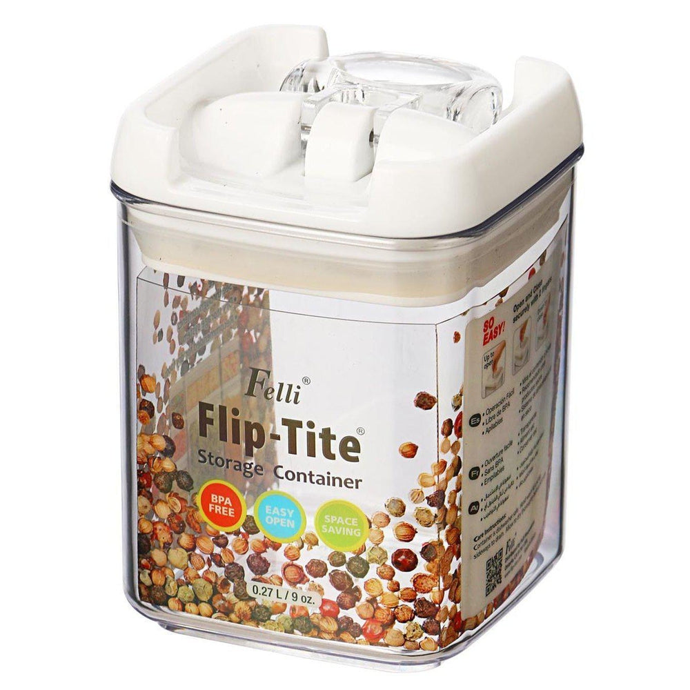 Felli Flip Tite 270ml Small Square Pantry Container - KITCHEN - Food Containers - Soko and Co