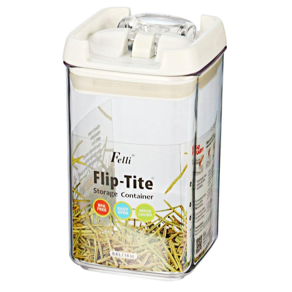 Felli Flip Tite 400ml Small Square Pantry Container - KITCHEN - Food Containers - Soko and Co