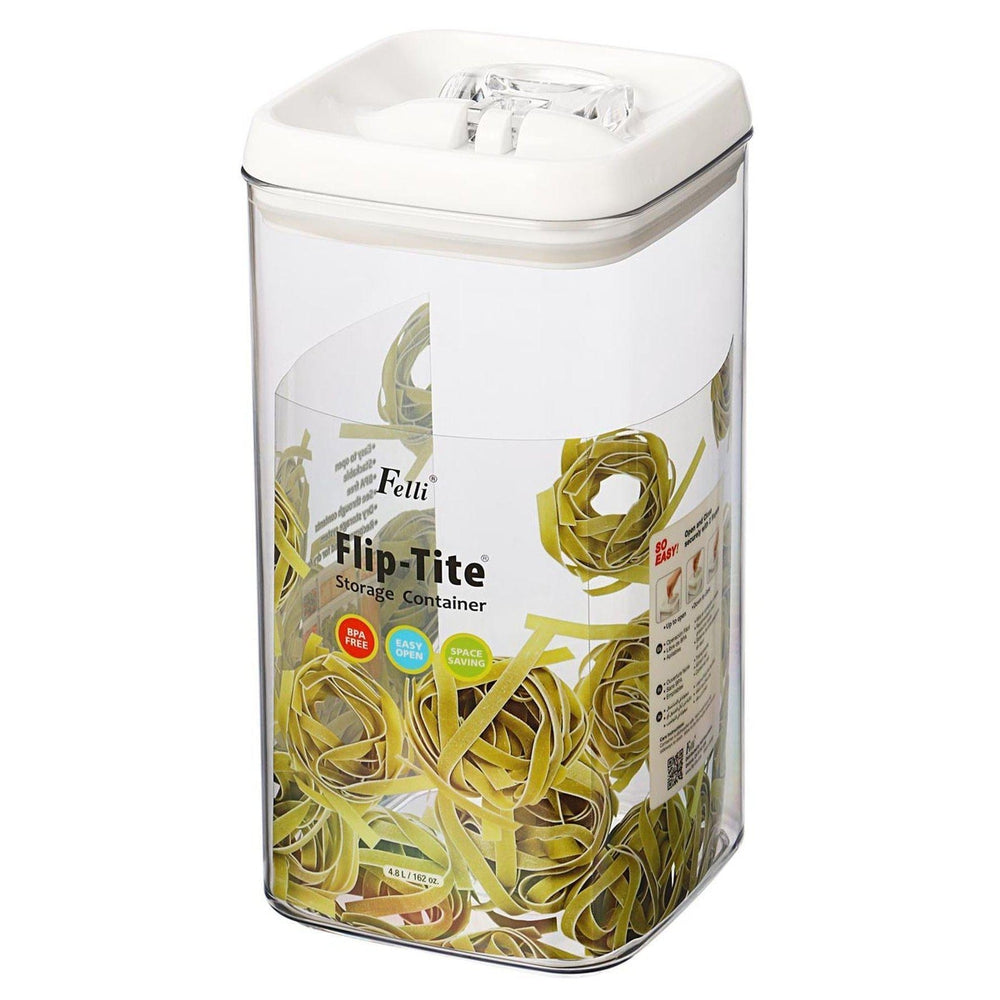 Felli Flip Tite 4.6L Extra Large Square Pantry Container - KITCHEN - Food Containers - Soko and Co
