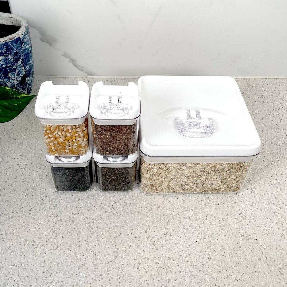 Felli Flip Tite 5 Piece Pantry Container Set - KITCHEN - Food Containers - Soko and Co