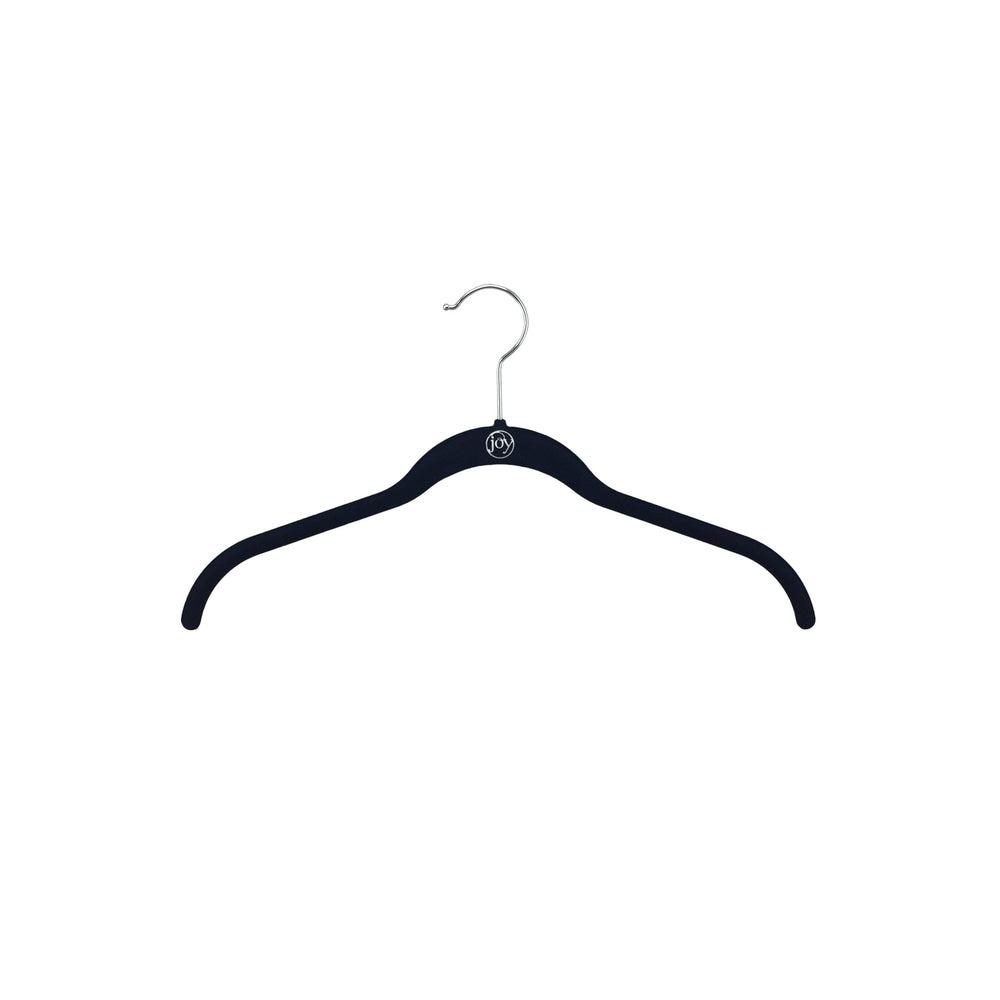 Flocked Coat Hangers 3 Pack Black - WARDROBE - Clothes Hangers - Soko and Co