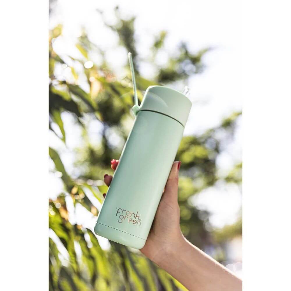 Frank Green 595ml Ceramic Water Bottle with Straw Mint Gelato - LIFESTYLE - Water Bottles - Soko and Co
