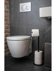 Freestanding Toilet Roll Holder Matte Black - BATHROOM - Toilet Roll Holders - Soko and Co