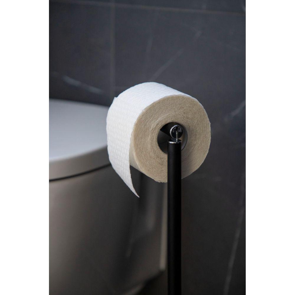 Freestanding Toilet Roll Holder Matte Black - BATHROOM - Toilet Roll Holders - Soko and Co