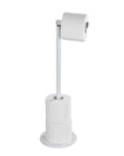 Freestanding Toilet Roll Holder White - BATHROOM - Toilet Roll Holders - Soko and Co