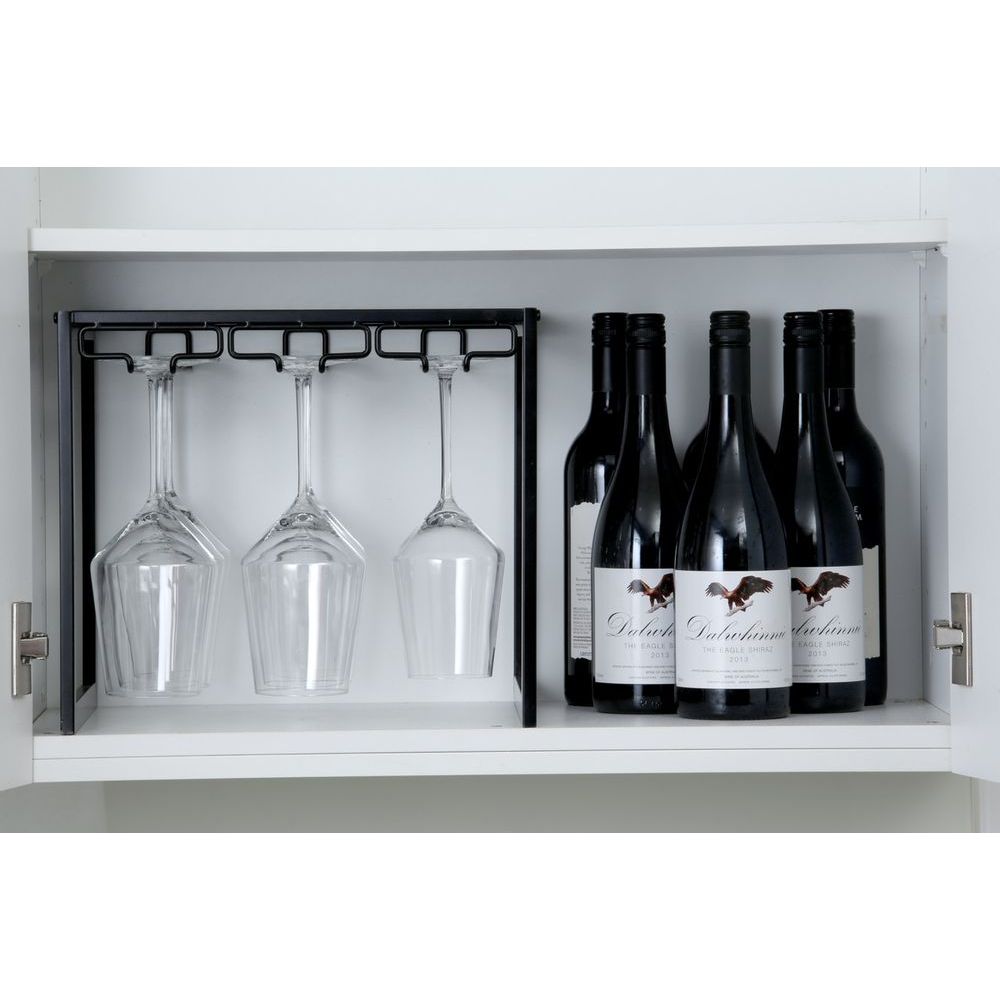 Freestanding Wine Glass Rack Matte Black - WINE - Glass Holders and Racks - Soko and Co