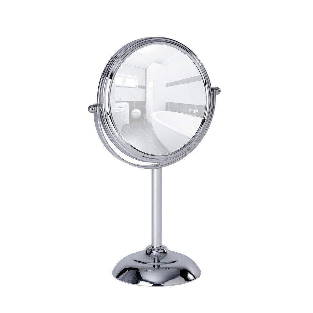 Globo 10x Pedestal Makeup Mirror - BATHROOM - Mirrors - Soko and Co