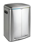 Gloria 40L (2/20L) Twin Kitchen Rubbish Bin Stainless Steel - KITCHEN - Bins - Soko and Co