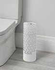 Hexacube Toilet Roll Holder White - BATHROOM - Toilet Roll Holders - Soko and Co