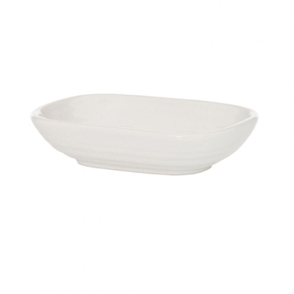 Hush Ceramic Soap Dish White - BATHROOM - Soap Dispensers and Trays - Soko and Co