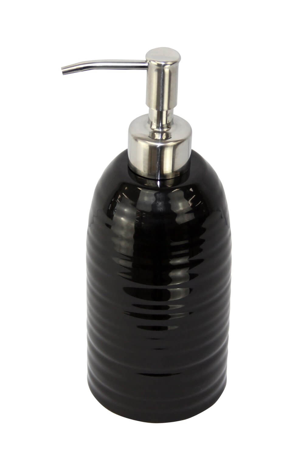 Hush Ceramic Soap Dispenser Black - BATHROOM - Soap Dispensers and Trays - Soko and Co