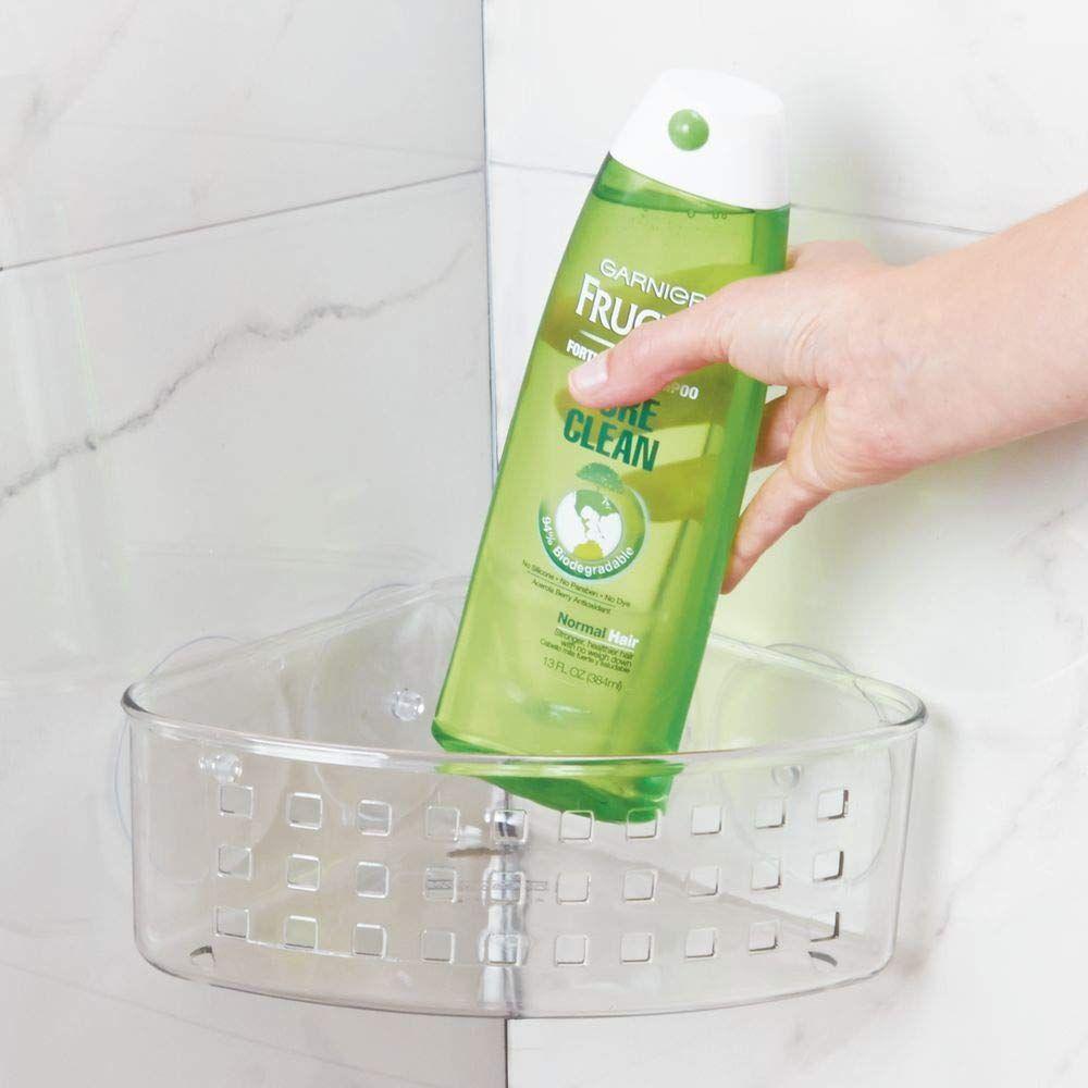 iDesign Classic Suction Corner Shower Basket - BATHROOM - Suction - Soko and Co