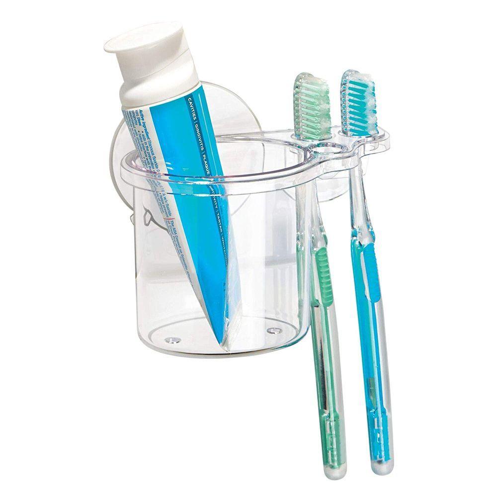 iDesign Classic Suction Toothbrush Centre - BATHROOM - Suction - Soko and Co