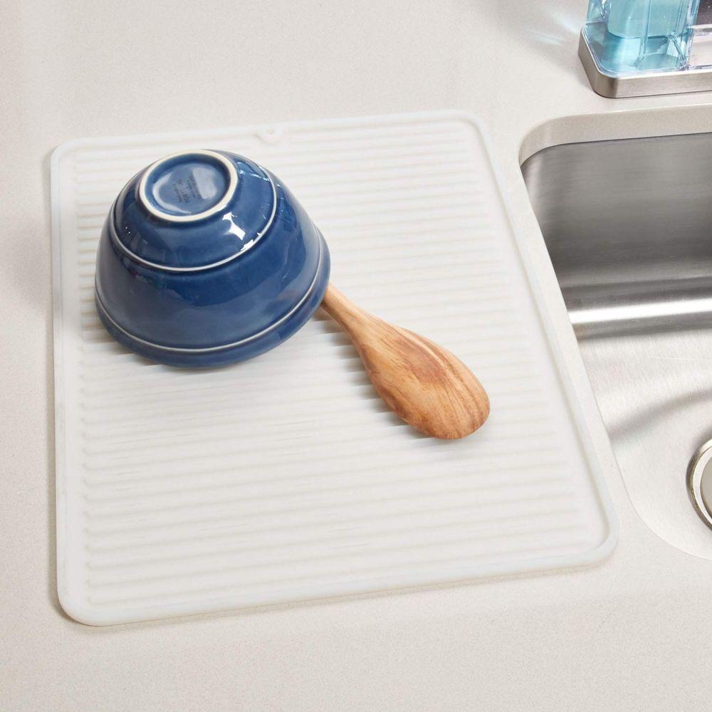 iDesign Lineo Large Silicone Dish Drying Mat - KITCHEN - Dish Racks and Mats - Soko and Co
