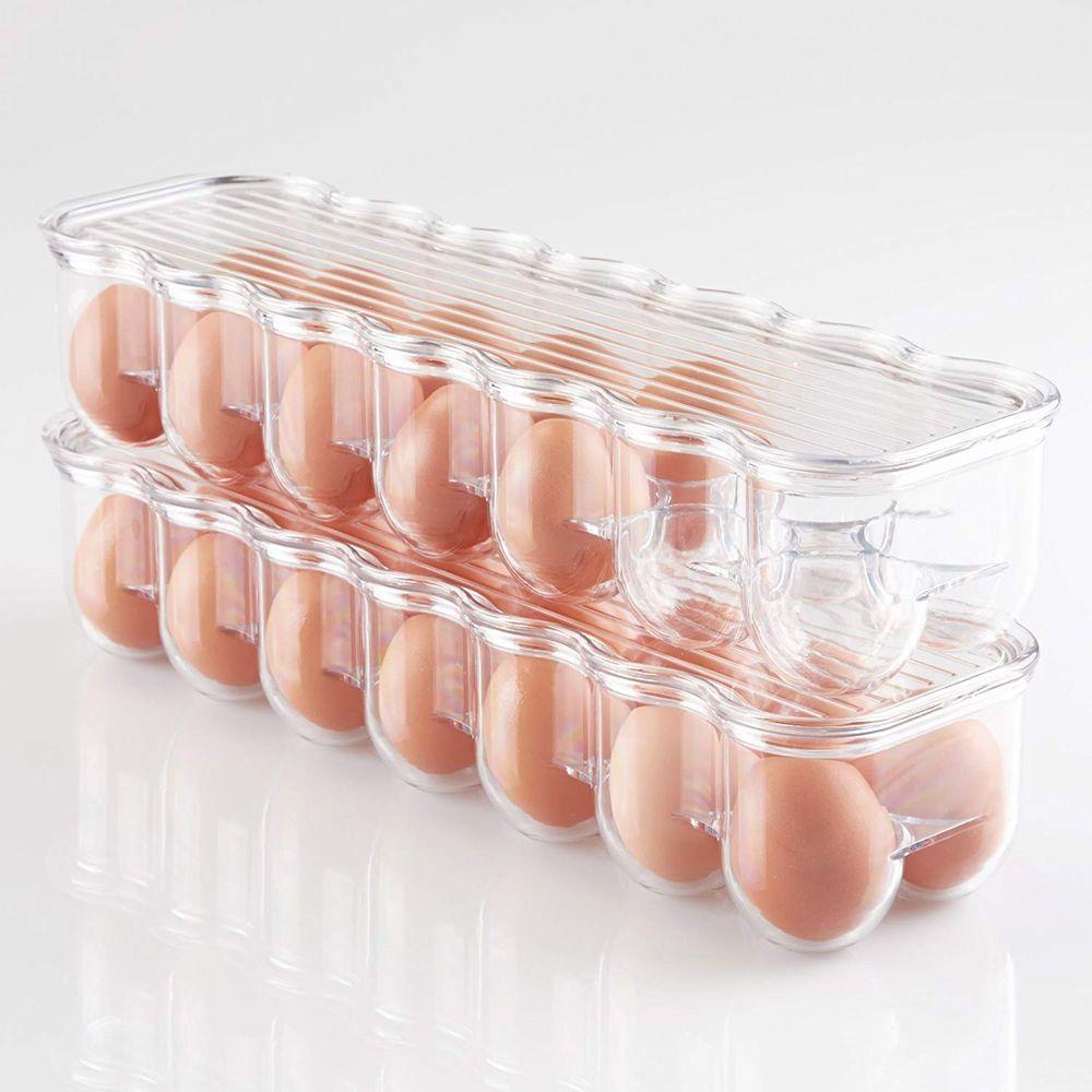 iDesign Linus Egg Tray for 14 Eggs - KITCHEN - Fridge and Produce - Soko and Co
