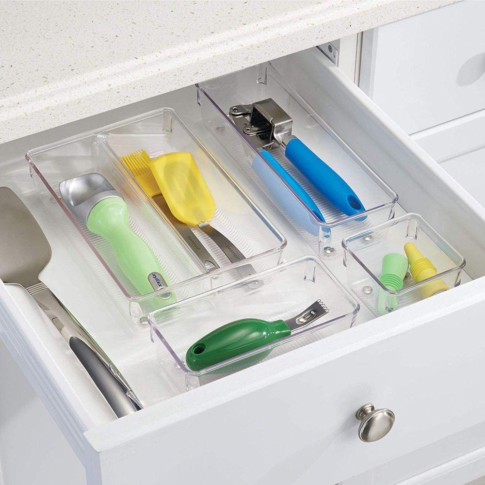 iDesign Linus Small Twin Drawer Organiser - KITCHEN - Cutlery Trays - Soko and Co