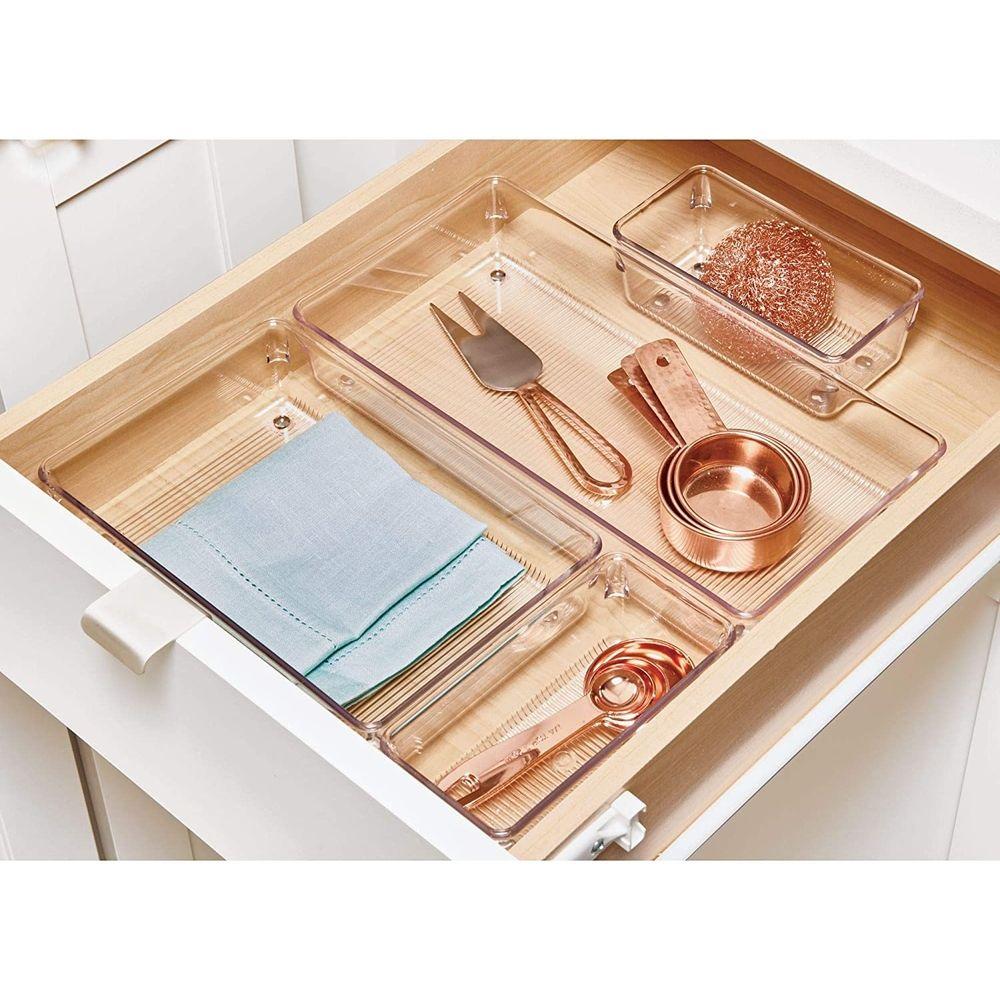 iDesign Linus Small Wide Drawer Organiser - KITCHEN - Cutlery Trays - Soko and Co