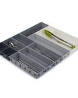 Joseph Joseph Blox 10 Piece Drawer Organiser Set Grey - KITCHEN - Cutlery Trays - Soko and Co