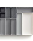 Joseph Joseph Blox 10 Piece Drawer Organiser Set Grey - KITCHEN - Cutlery Trays - Soko and Co