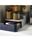 Joseph Joseph CupboardStore 3 Tier Pantry Shelf & Drawer Grey - KITCHEN - Shelves and Racks - Soko and Co