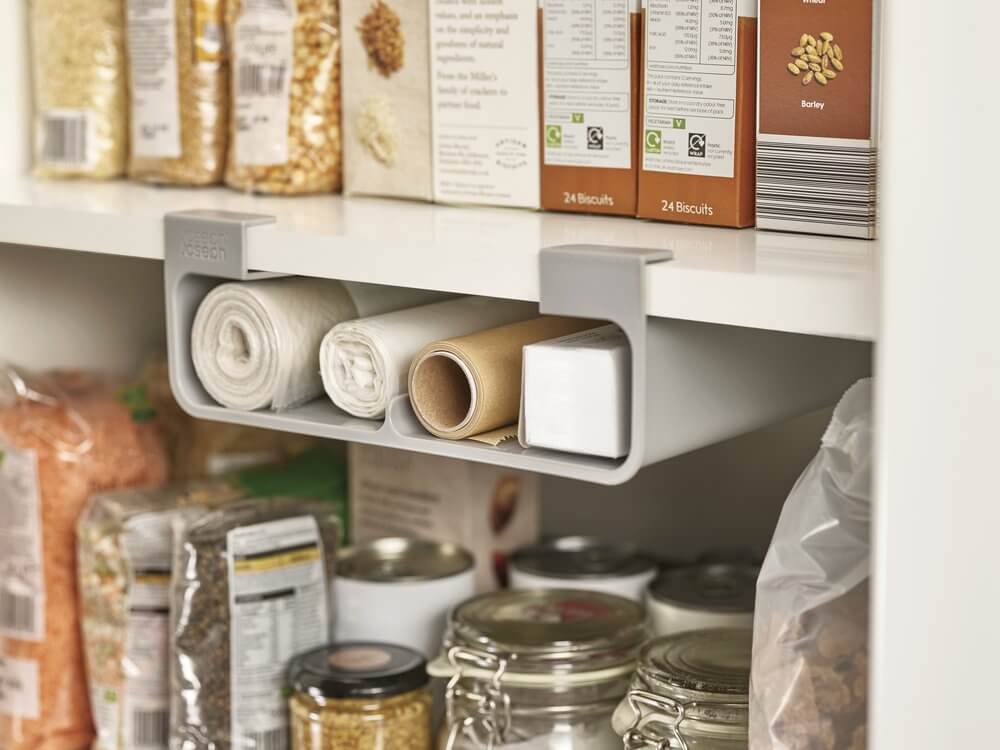 Joseph joseph kitchen discount roll holder grey