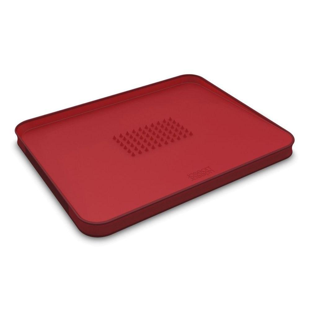 Joseph Joseph Cut &amp; Carve Plus Chopping Board Red - KITCHEN - Bench - Soko and Co