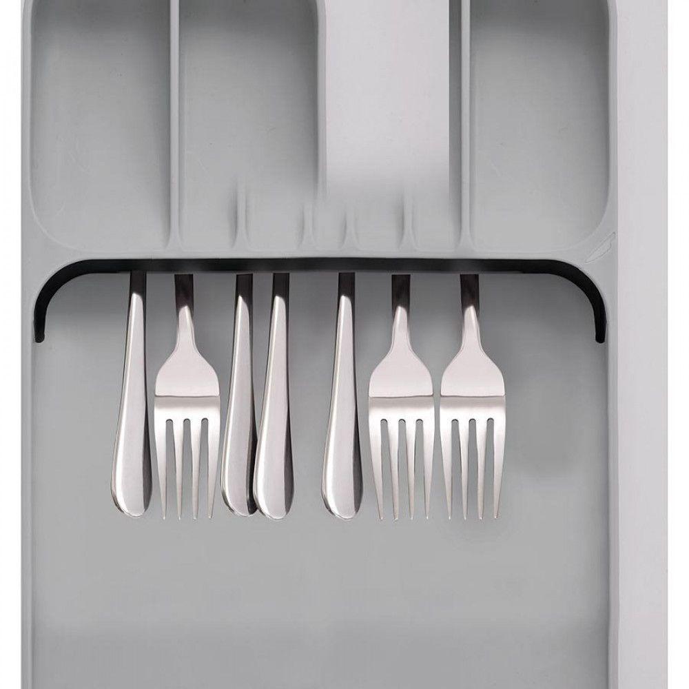 Joseph Joseph DrawerStore Wide Compact Cutlery Tray Grey - KITCHEN - Cutlery Trays - Soko and Co