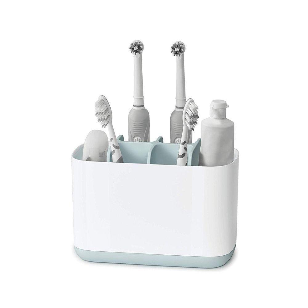 Joseph Joseph EasyStore Large Toothbrush Caddy White &amp; Blue - BATHROOM - Toothbrush Holders - Soko and Co