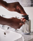 Joseph Joseph EasyStore Luxe Stainless Steel Soap Dispenser - BATHROOM - Soap Dispensers and Trays - Soko and Co