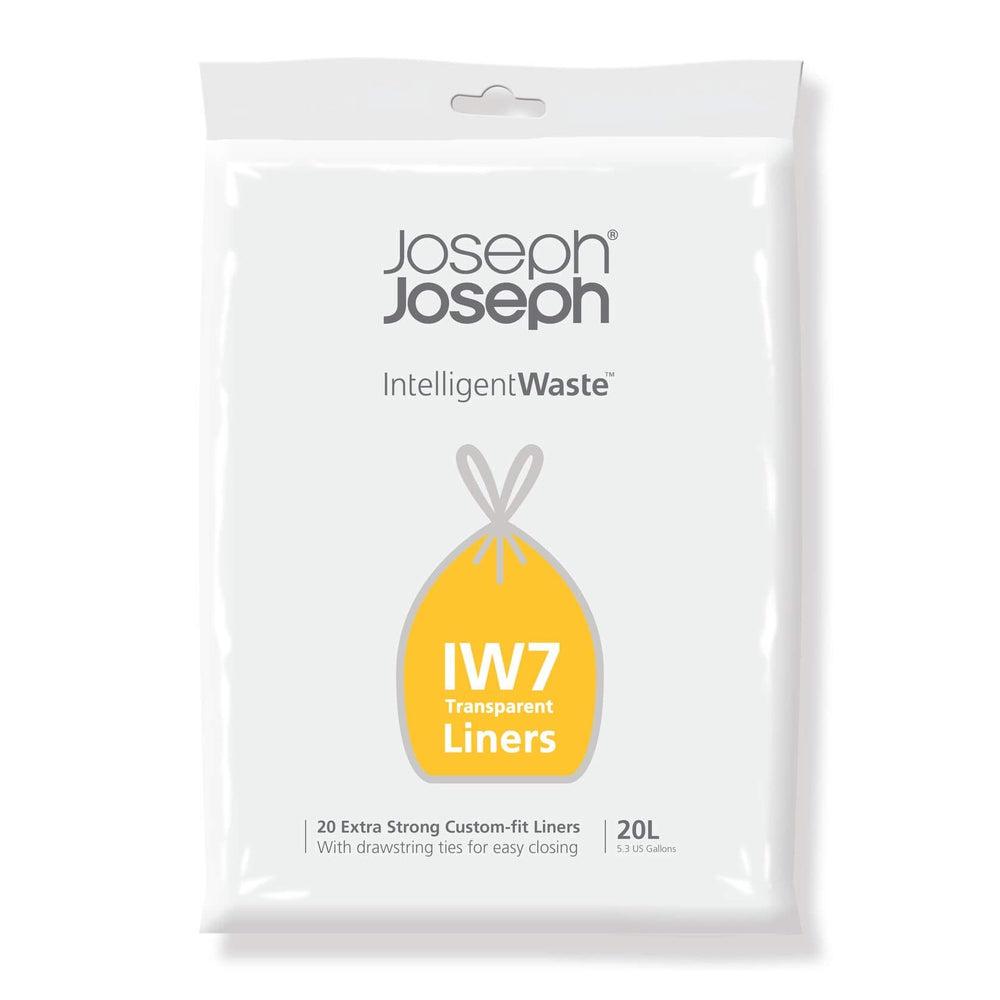 Joseph Joseph IW7 20L Transparent Custom Fit Bin Liners 20 Pack - KITCHEN - Bin Liners - Soko and Co