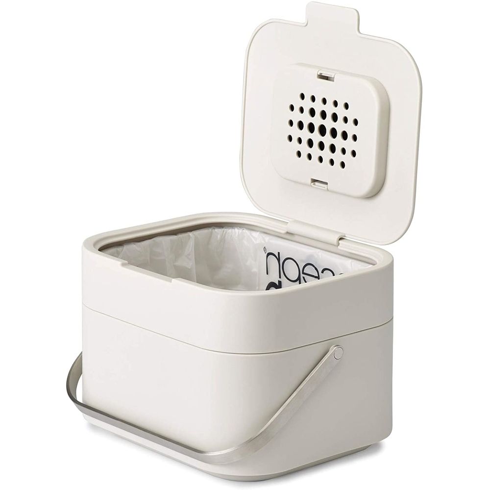 Joseph Joseph Stack 4L Kitchen Compost Bin White - KITCHEN - Bench - Soko and Co