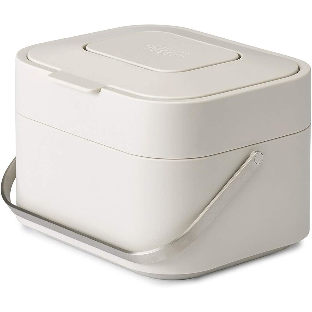 Joseph Joseph Stack 4L Kitchen Compost Bin White - KITCHEN - Bench - Soko and Co