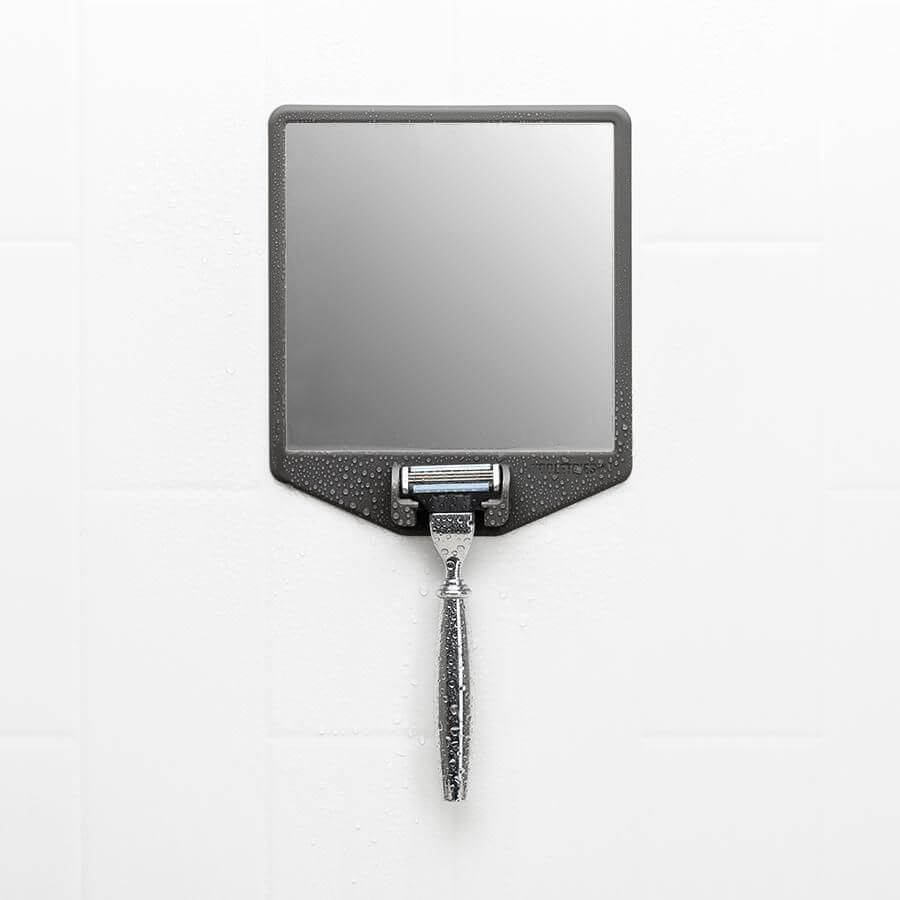 Joseph Suction Shaving Mirror &amp; Razor Holder - BATHROOM - Suction - Soko and Co