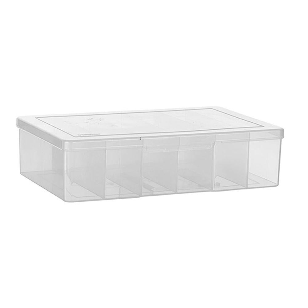 Large 6 Compartment Storage Box - HOME STORAGE - Office Storage - Soko and Co
