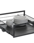 Large Pull Out Pantry Drawer Black - KITCHEN - Shelves and Racks - Soko and Co