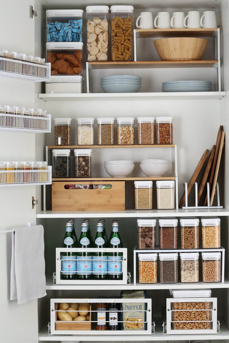 Large Pull Out Pantry Drawer White Soko & Co