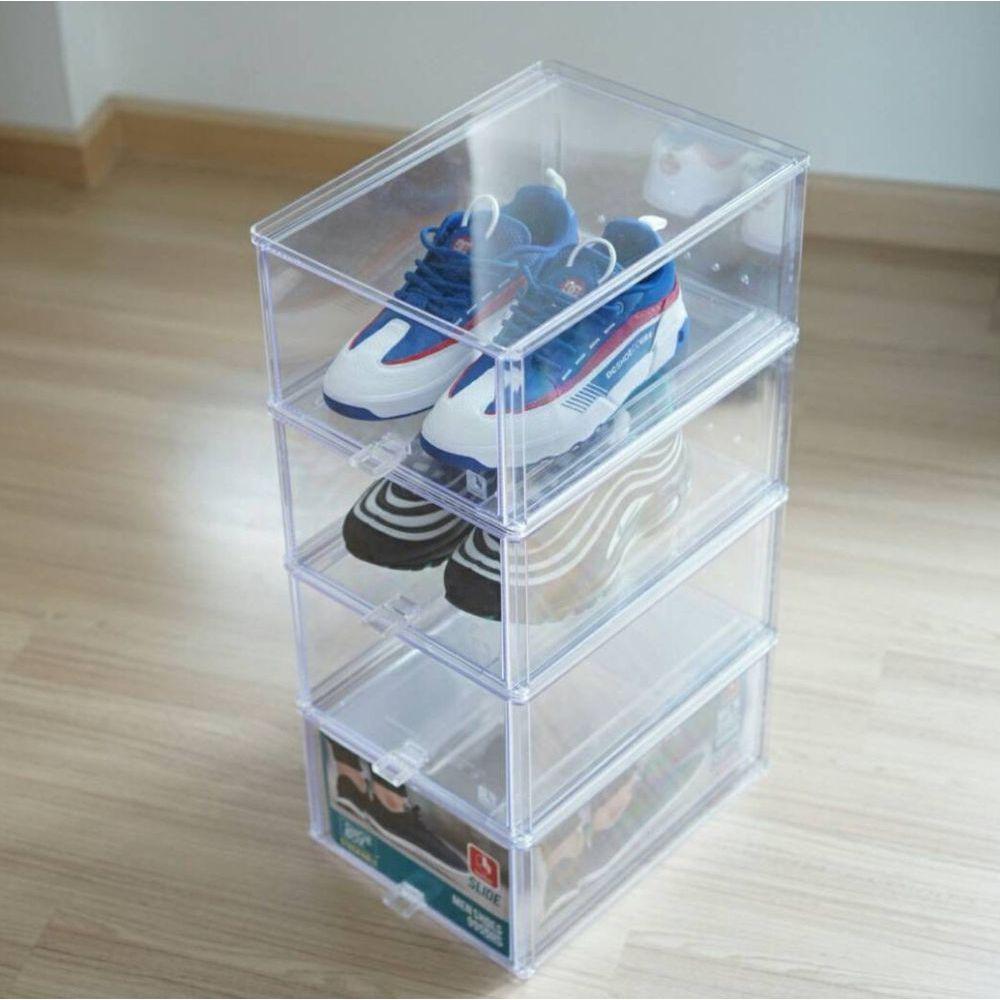 Large Stackable Acrylic Shoe Drawer - WARDROBE - Shoe Storage - Soko and Co