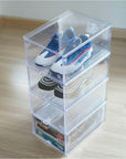 Large Stackable Acrylic Shoe Drawer - WARDROBE - Shoe Storage - Soko and Co