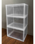 Large Stackable Shoe Box Clear - WARDROBE - Shoe Storage - Soko and Co