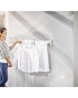 Leifheit Telegant Plus 100 Wall Mounted Clothes Airer White - LAUNDRY - Airers - Soko and Co