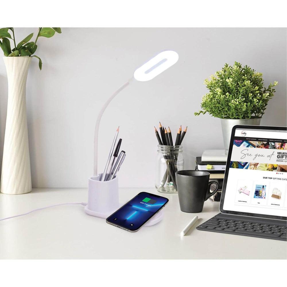 Light Up &amp; Charge Desk Lamp &amp; Wireless Phone Charger - LIFESTYLE - Gifting and Gadgets - Soko and Co