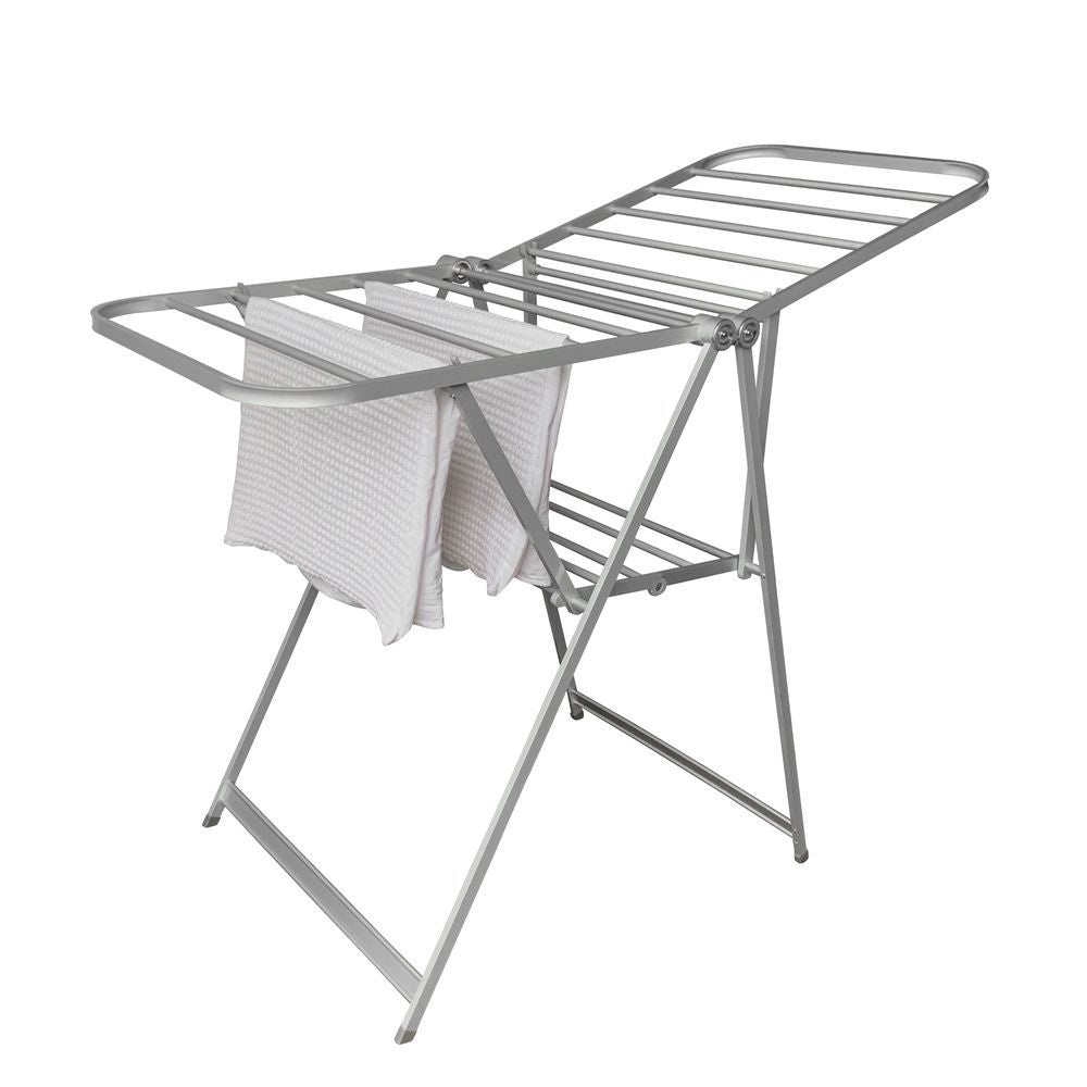 Limited Edition Aluminium A-Frame Clothes Airer Silver - LAUNDRY - Airers - Soko and Co