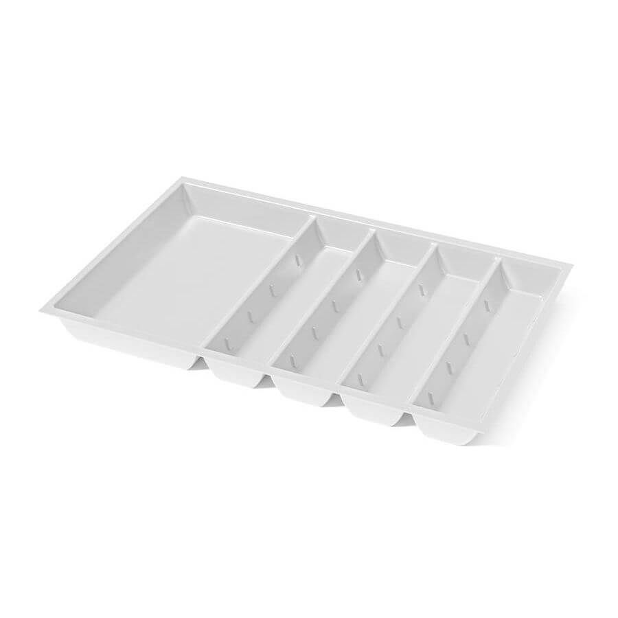 Linea 5 Compartment Custom Fit Utensil Tray White - KITCHEN - Cutlery Trays - Soko and Co