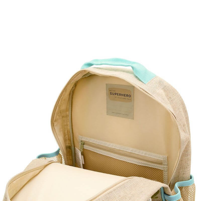 Linen Kids Backpack Safari Friends - LIFESTYLE - Lunch - Soko and Co