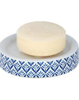 Lorca Ceramic Soap Dish Blue - BATHROOM - Soap Dispensers and Trays - Soko and Co