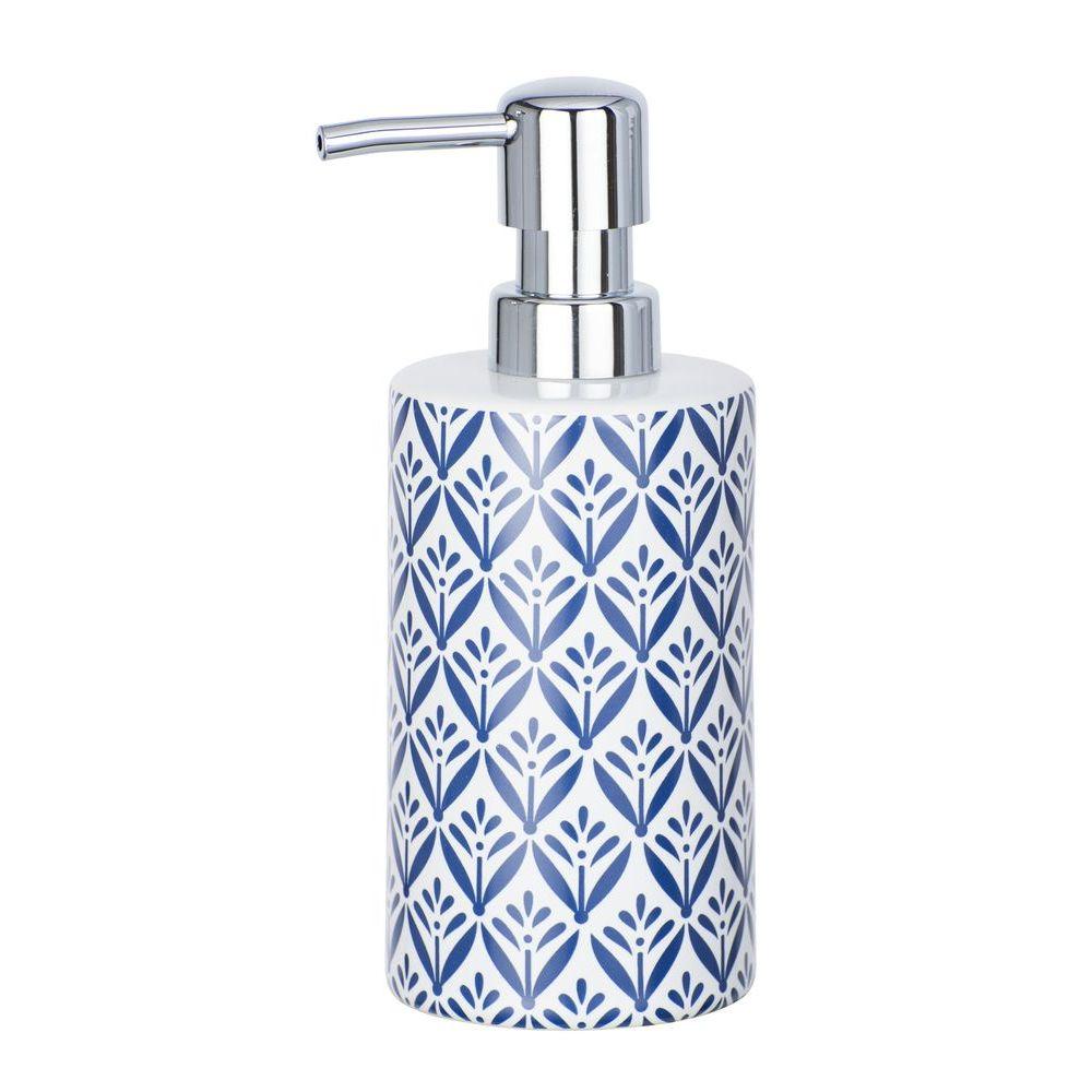 Lorca Ceramic Soap Dispenser Blue - BATHROOM - Soap Dispensers and Trays - Soko and Co