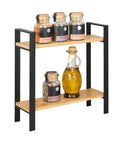 Lou 2 Tier Bamboo Kitchen & Pantry Shelf - KITCHEN - Shelves and Racks - Soko and Co