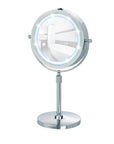 Lumi 5x LED Pedestal Makeup Mirror - BATHROOM - Mirrors - Soko and Co