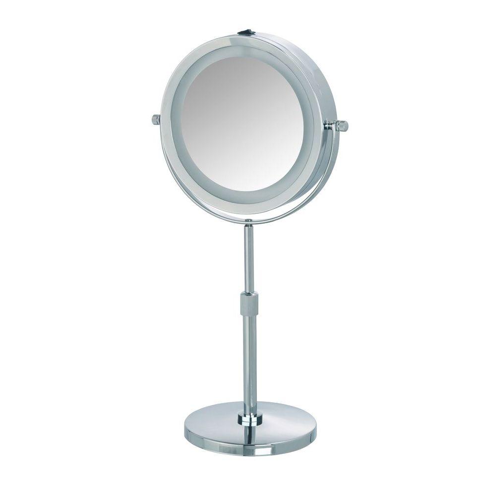 Pedestal magnifying deals mirror