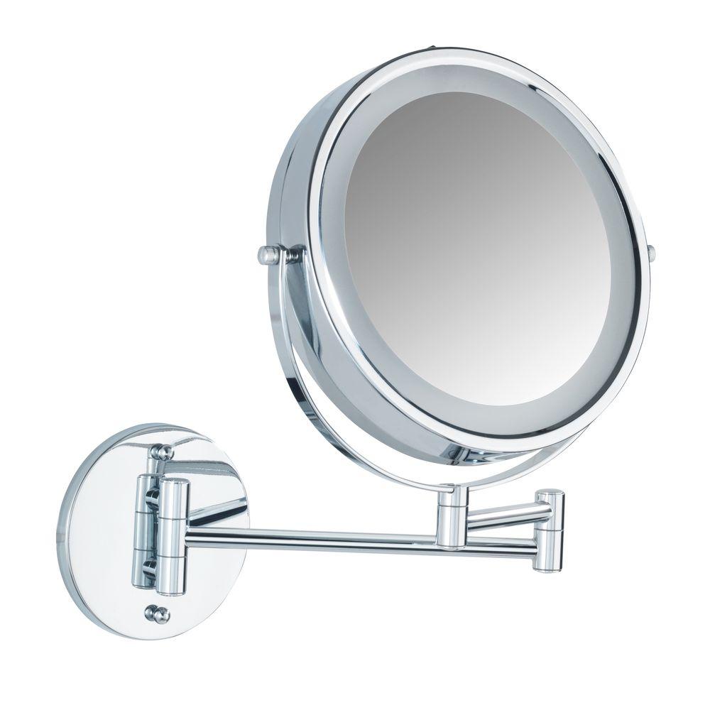 Lumi 5x LED Power Lock Wall Mounted Makeup Mirror - BATHROOM - Mirrors - Soko and Co